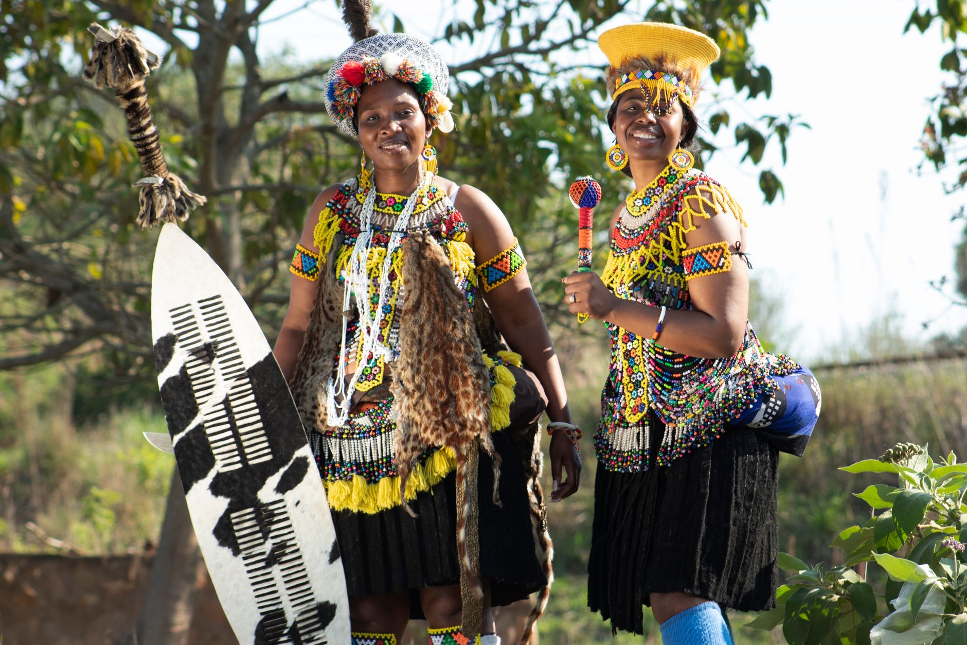 Artisanat swazi et village culturel Zulu - Royaume d'Eswatini → Réserve Privée de Zulu Nyala, Afrique du Sud