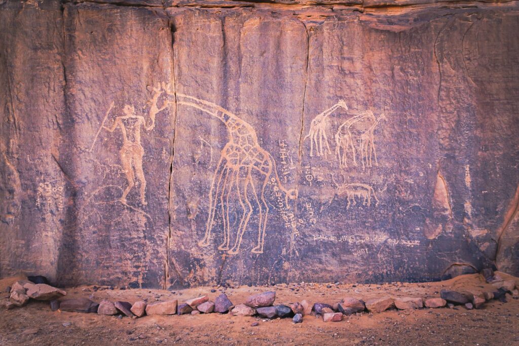 Gravures rupestres et route vers la côte - Twyfelfontein / Swakopmund, Namibie